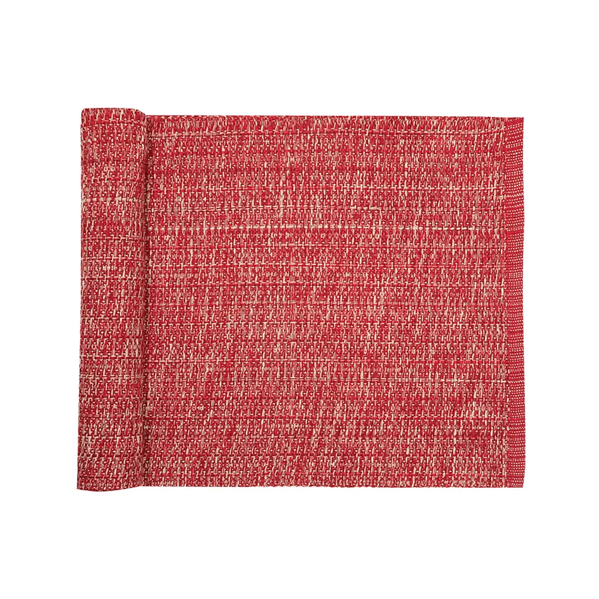 Recycled Runner Sandra, Dark Red/Beige