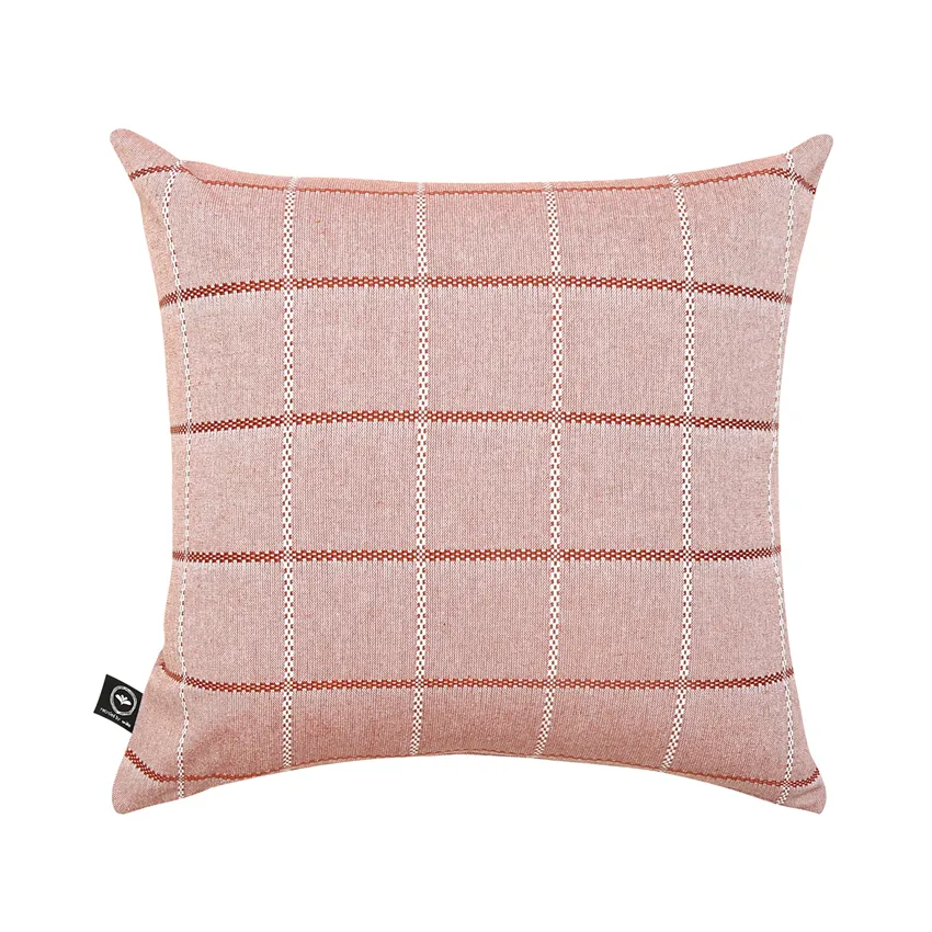 Recycled Cushion Covers Nora, Rust/Beige