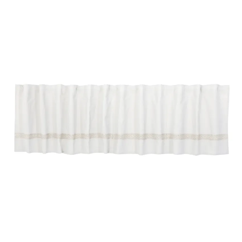 Recycled Valance Curtain Linn, Linen