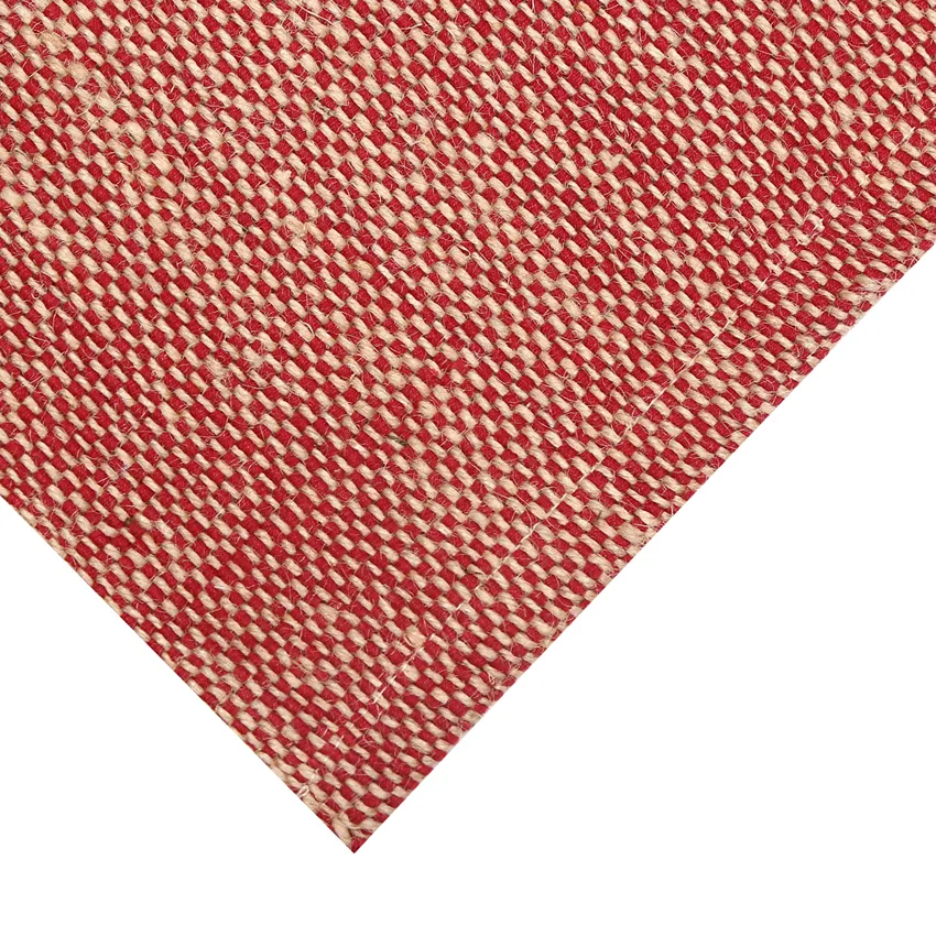Table Runners Julle, Dark Red/Jute