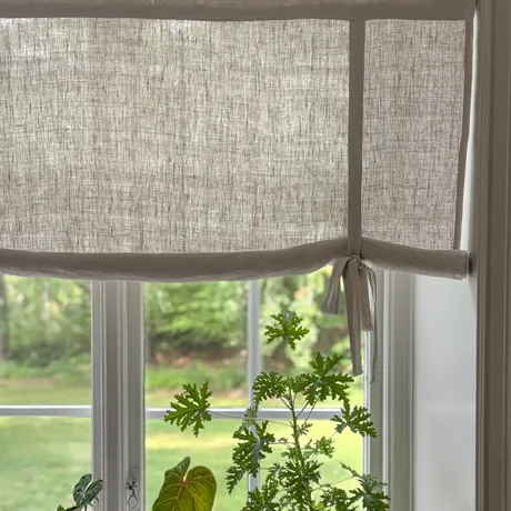 Tie-Up Roman Blind Leo, Linen
