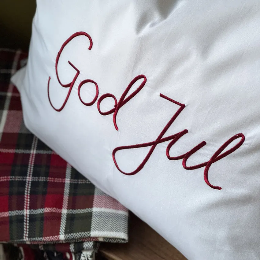 Pillowcases God Jul, White