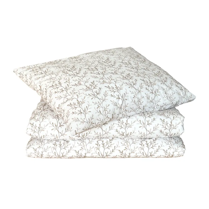 Pillowcases Wilmer, White/Brown