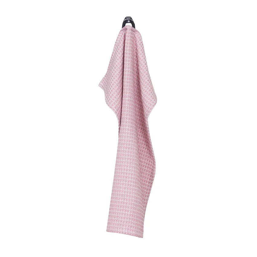 Recycled Towel Mårten, Light Pink/White