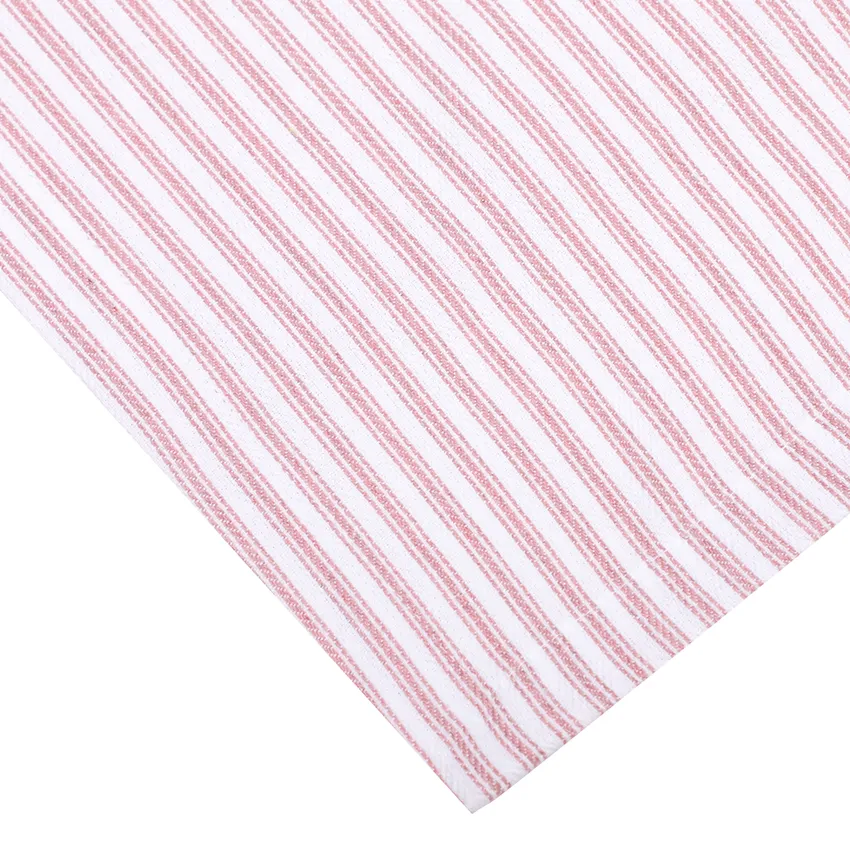 Recycled Table Runners Lina, Light Pink/White