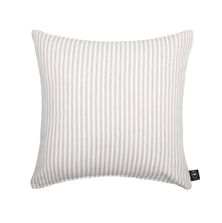 Recycled Cushion Covers Lina, Linen/White