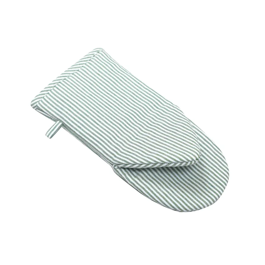 Recycled Oven Glove Bosse, Green/White