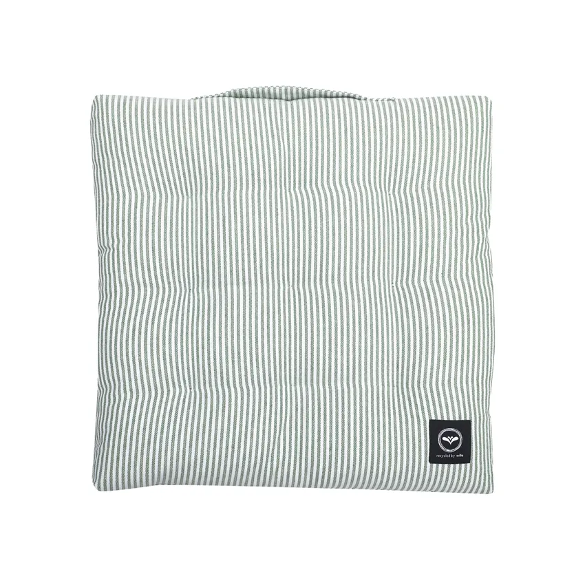 Recycled Pallet Cushion Bosse, Wipeable, Green/White