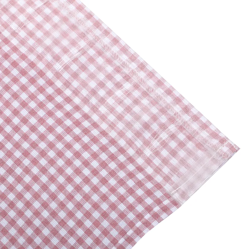 Recycled Valance Curtain Madicken, Light Pink/White