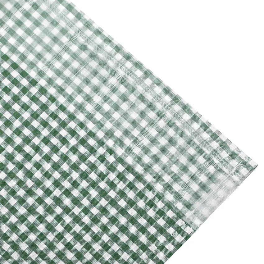 Recycled Valance Curtain Madicken, Green/White