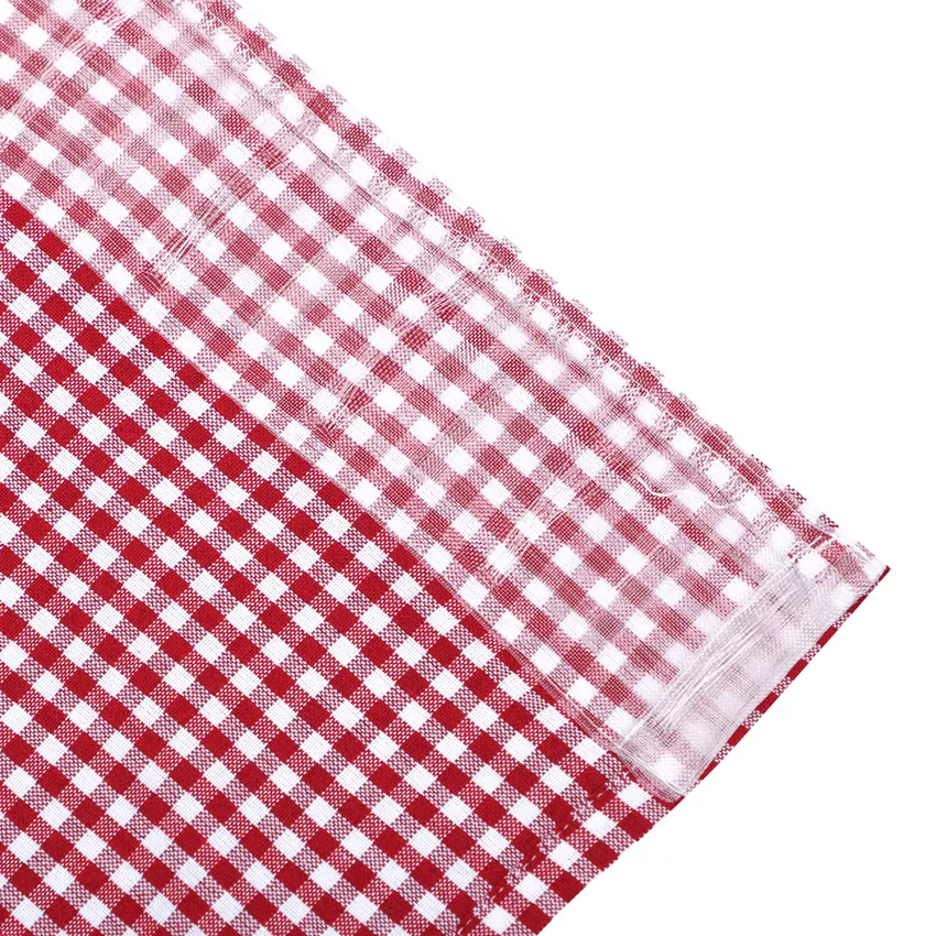 Recycled Valance Curtain Madicken, Red/White