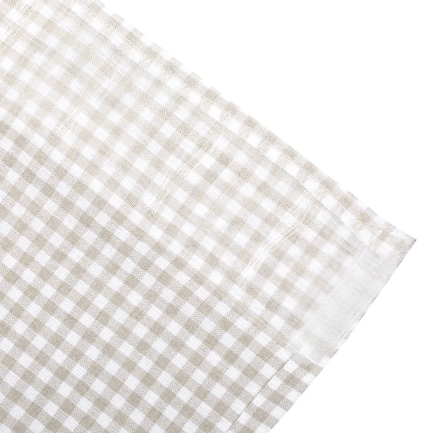 Recycled Valance Curtain Madicken, Linen/White