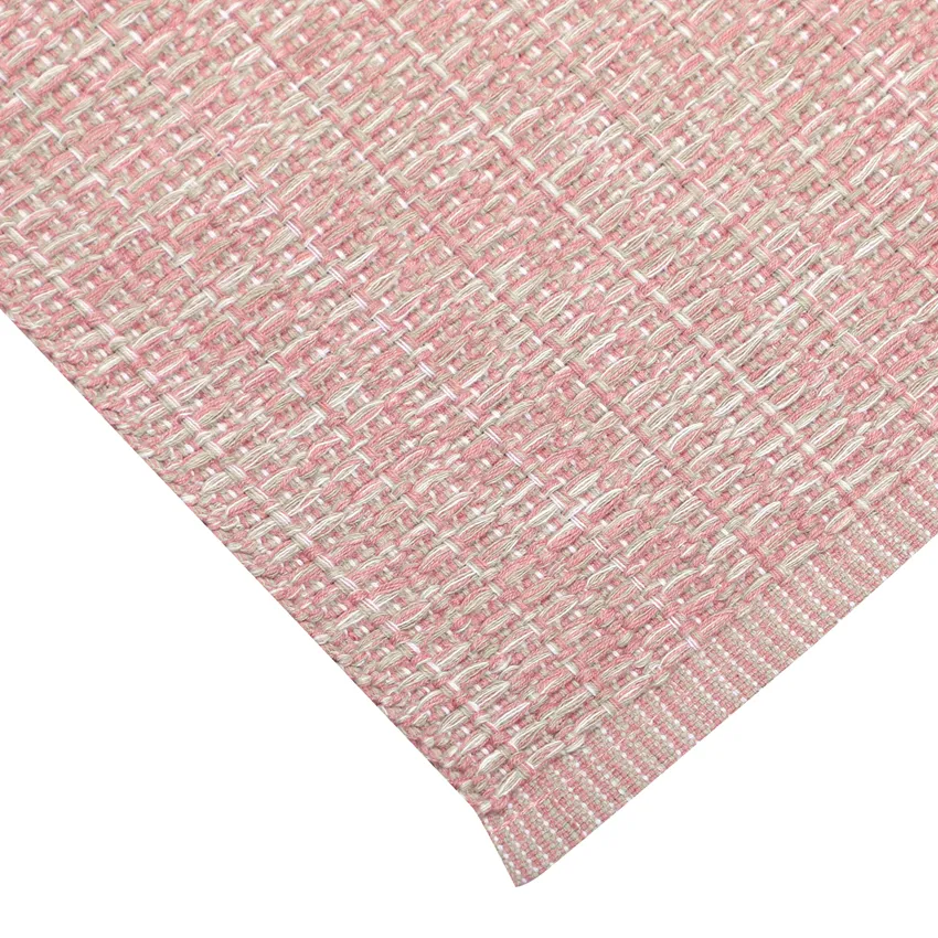 Recycled Runner Sandra, Light Pink/Linen