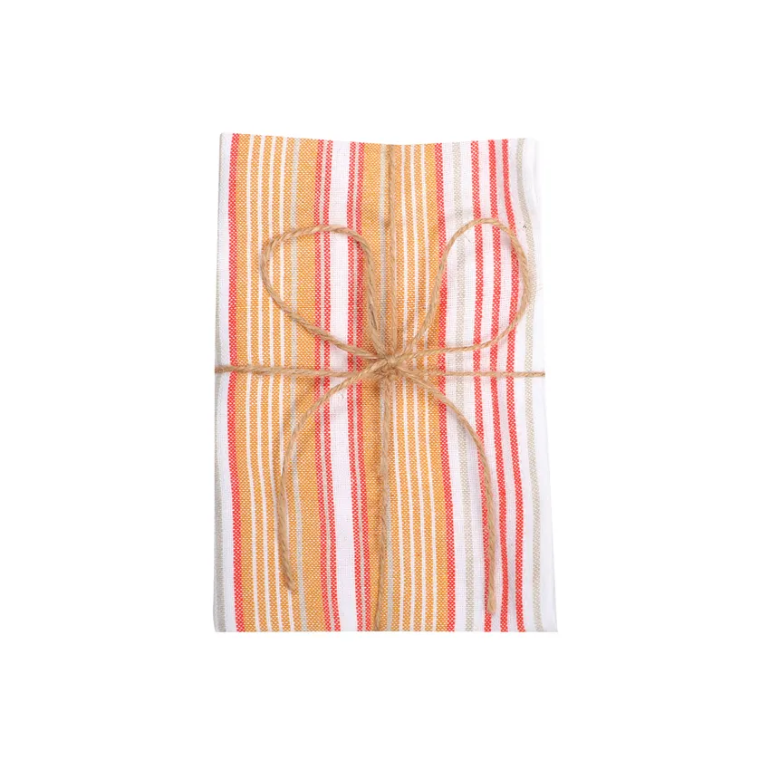 Recycled Kitchen Towel 2-pack Eden, Yellow/White