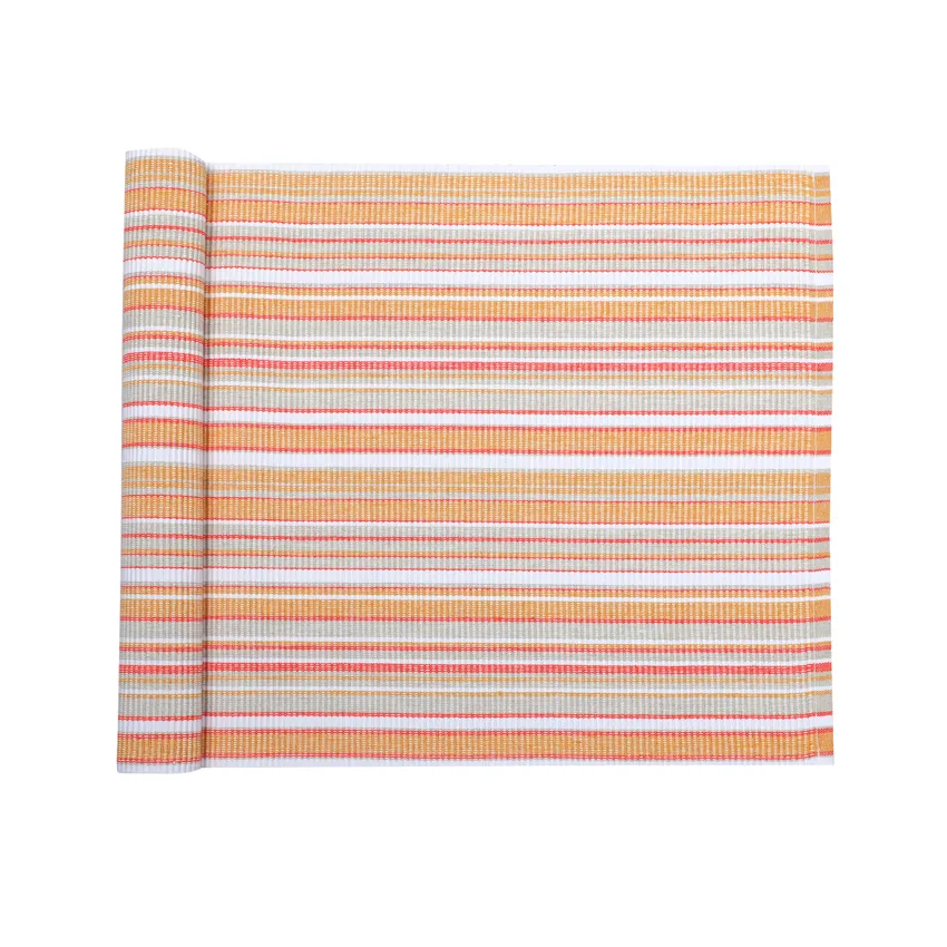 Recycled Table Runners Jonas, Yellow/Linen