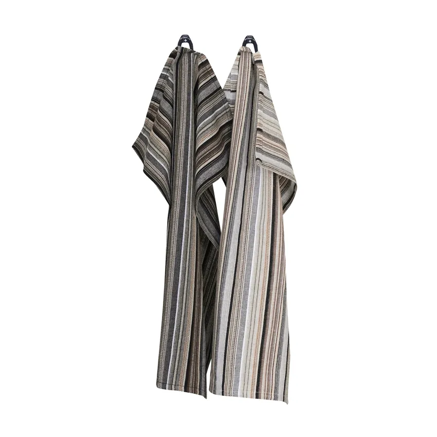 Recycled Kitchen Towel Goa, 2nd grade, Black Multi