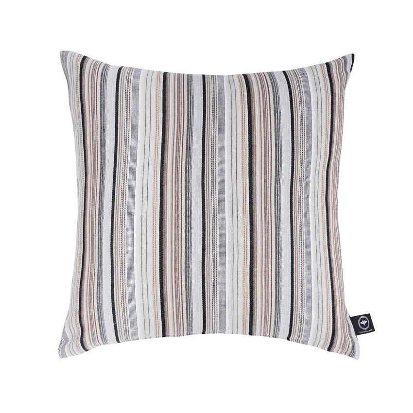 Recycled Cushion Covers Goa, Grey/Black