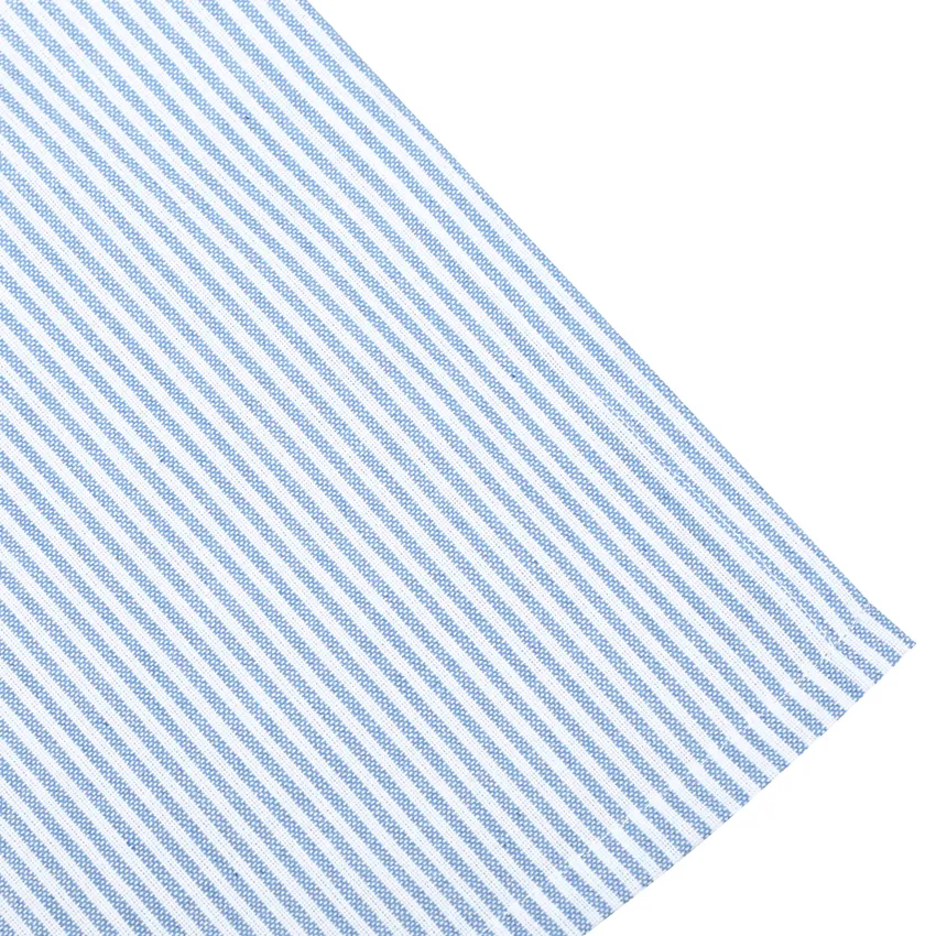 Recycled Wipeable Tablecloth Bosse, Light Blue/White