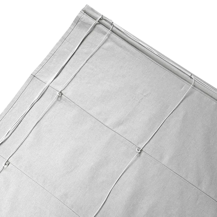 Recycled Roman Blind Elin, Linen/White