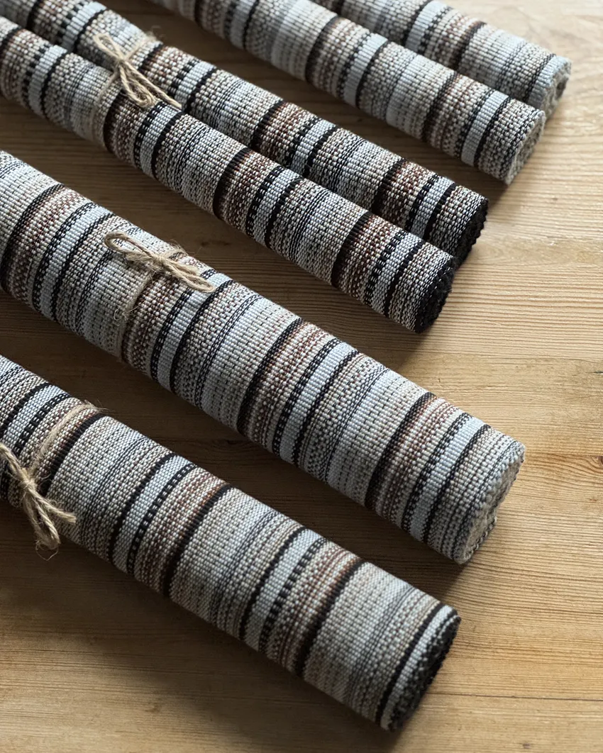 Recycled Table Runners Goa, Black Multi