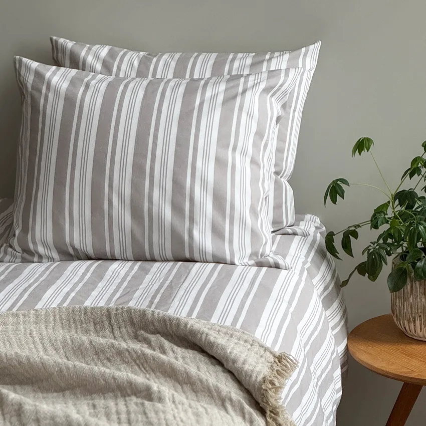 Duvet Cover Sets 2-piece Corali, White/Linen