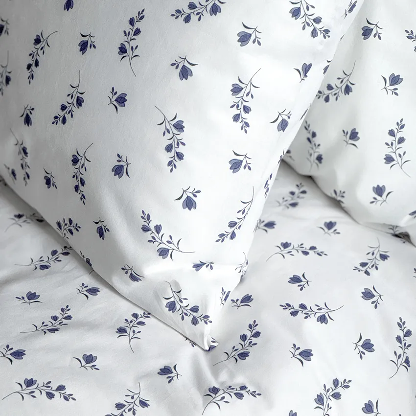 Pillowcases Finn, White/Blue