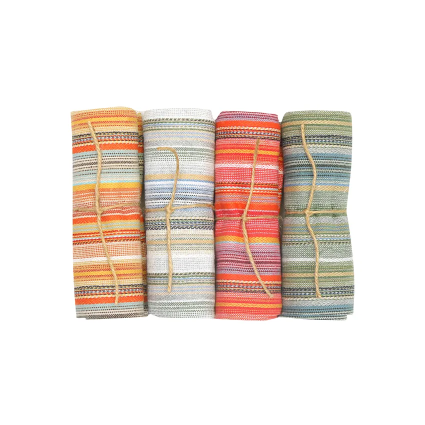 Recycled Kitchen Towel Goa, 4-Assorted, Multi