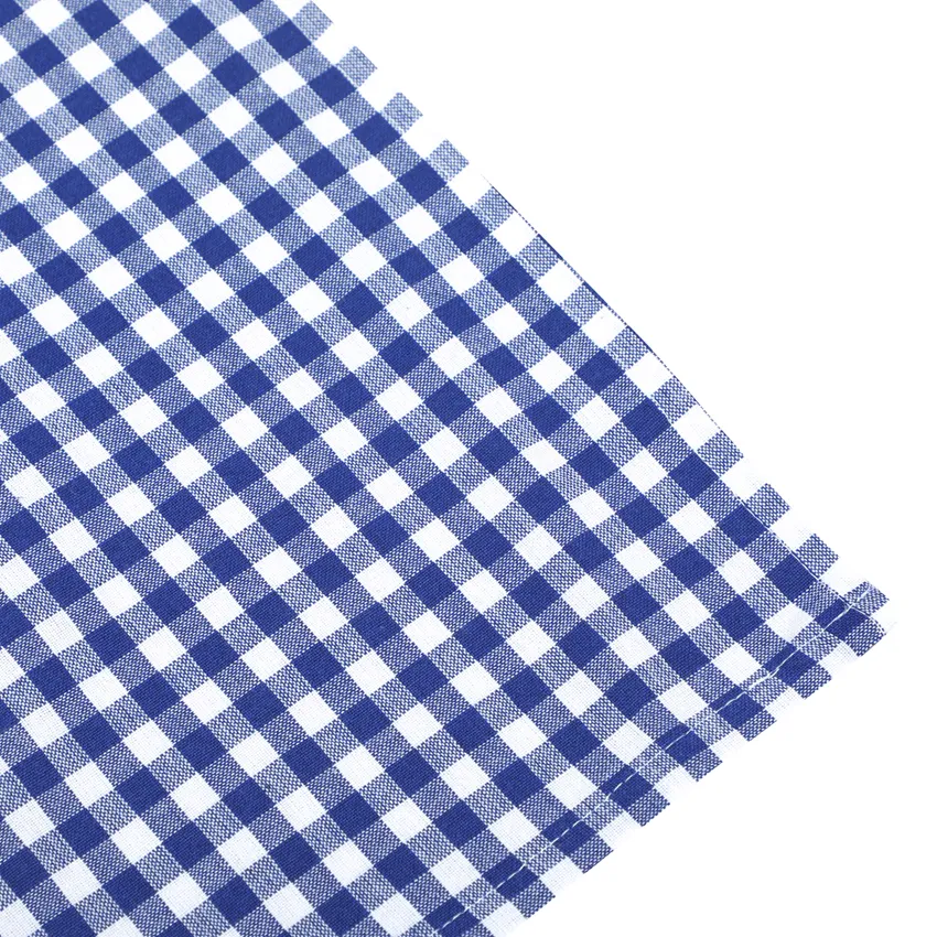 Recycled Kitchen Towel Recycling Linnea, 4-Assorted, White/Blue