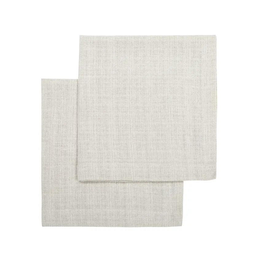 Recycled Napkin 2-pack Meja, Linen/White