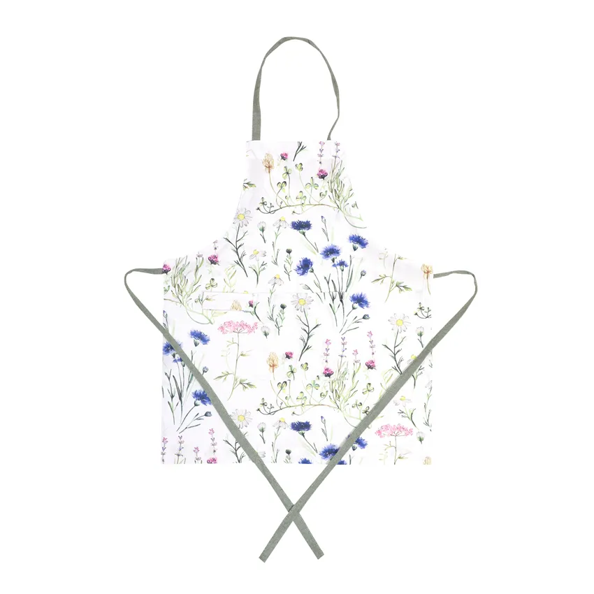 Recycled Children's Apron Hilma, Blue/Green