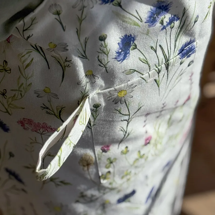 Recycled Apron Hilma, Blue/Green