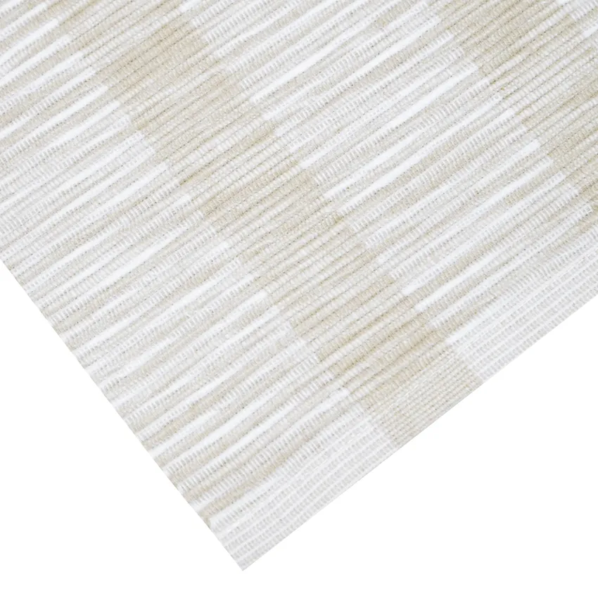Recycled Table Runners Minna, Linen/White