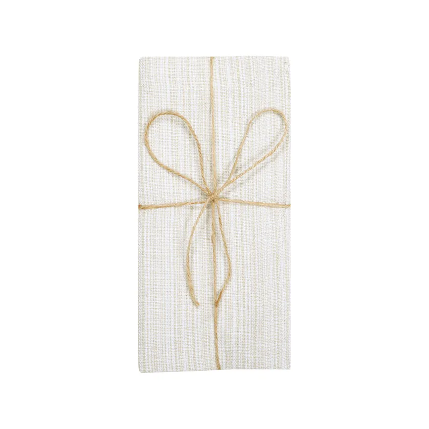 Recycled Napkin 2-pack Jonna, Linen/White