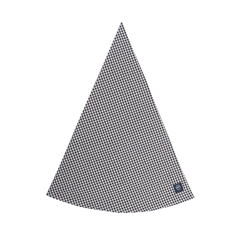 Recycled Round Tablecloth Madicken, Black/Linen