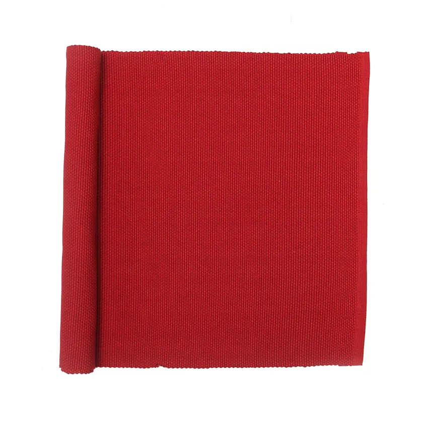Recycled Table Runners Kalle, Dark Red/Beige
