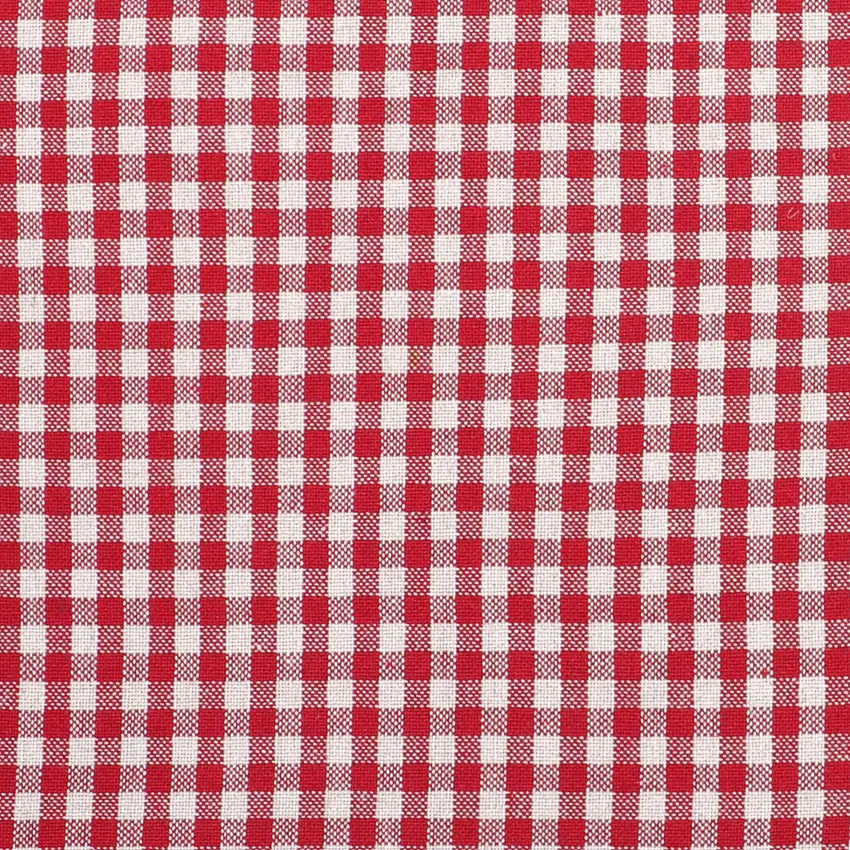 Recycled Fabric by the metre Madicken, Dark Red/Linen