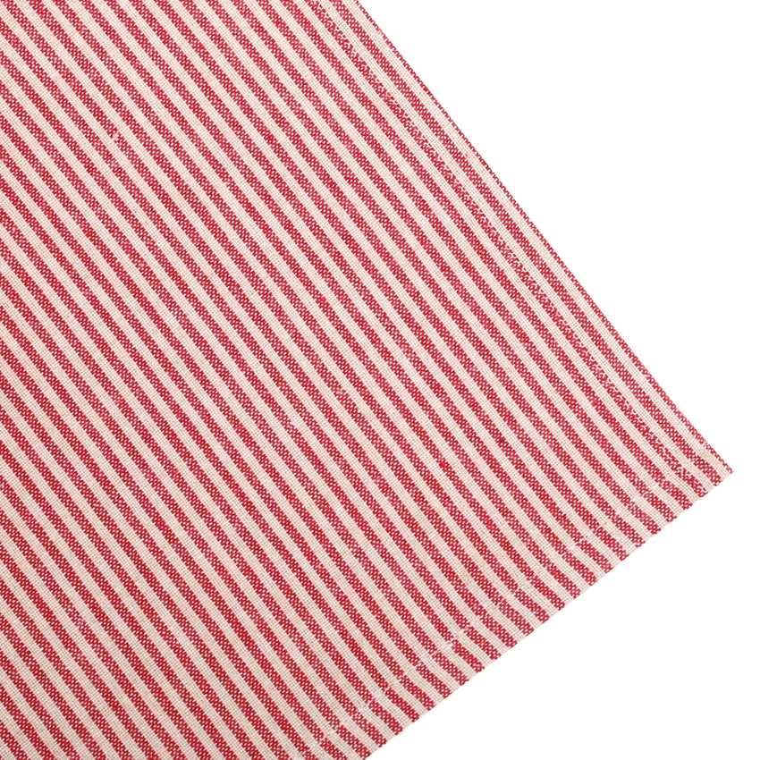 Recycled Kitchen Towel 2-pack Bosse, Dark Red/Linen