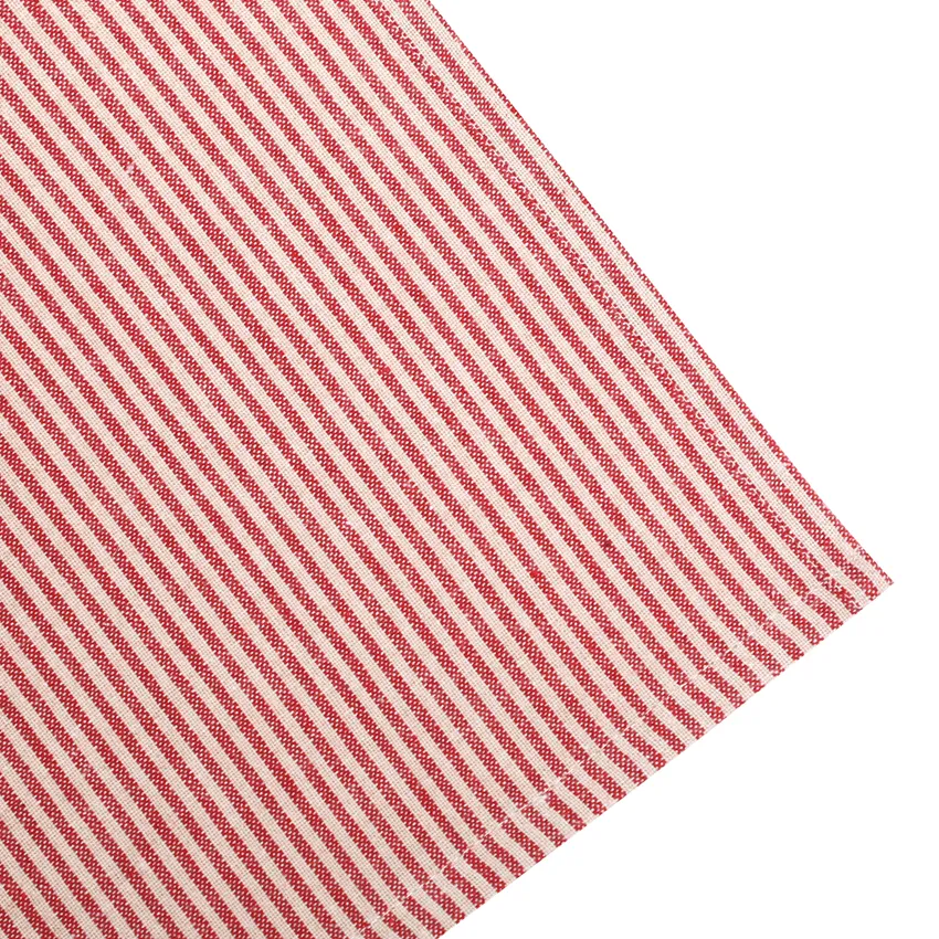 Recycled Kitchen Towel Recycling Linnea, 4-Assorted, Red/Linen