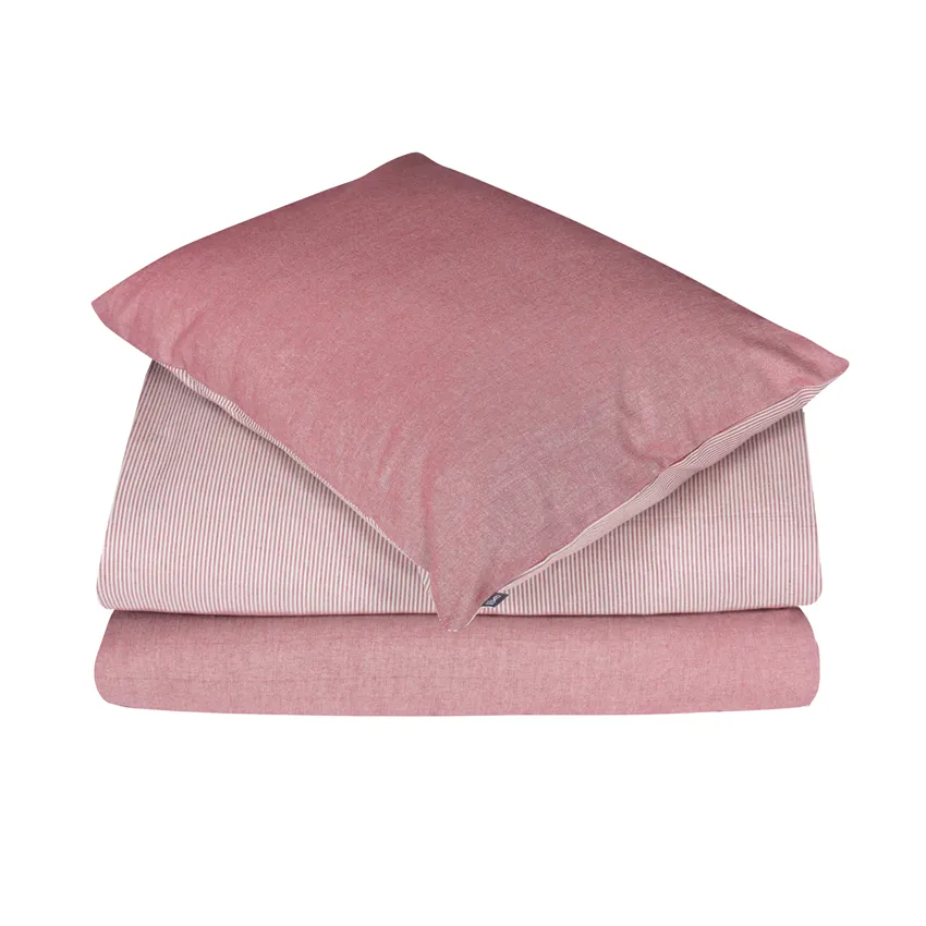 Duvet Cover Sets 2-piece Runmarö, Dark Red/Linen