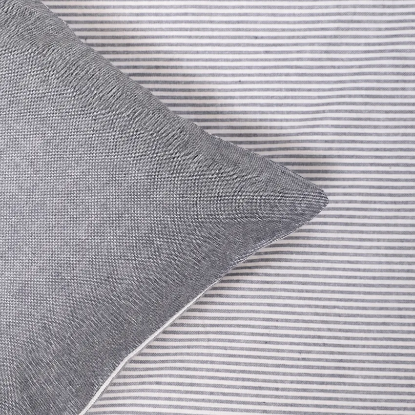 King-size Duvet Cover Sets 3-piece Runmarö, Black/Linen