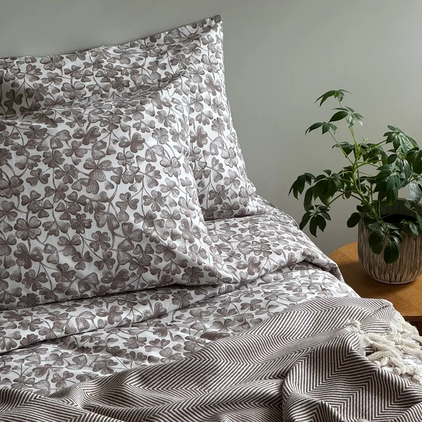 Duvet Cover Sets 2-piece Klöver, Brown