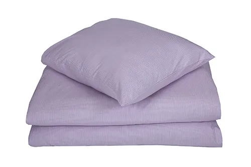 Organic King-size Duvet Cover Sets 3-piece Philip, Pink/White