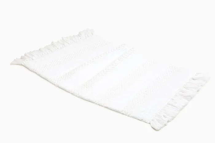 Bath mat Milano, White