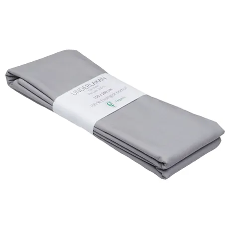 Organic Flat Bed Sheet Classic, Grey