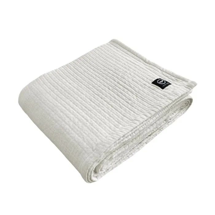 Recycled Bedspread Gunnar, Ecru/Beige