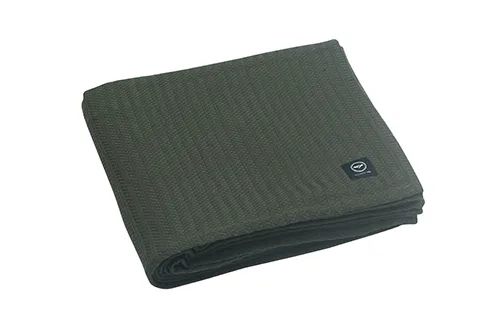 Recycled Bedspread Rasmus, Dark Green