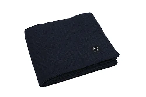Recycled Bedspread Rasmus, Navy Blue