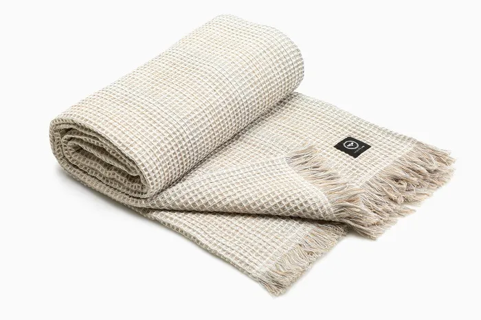 Recycled Blanket Vilhelmina, Ash Grey Multi