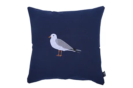 Recycled Cushion Cover Tore, Navy Blue