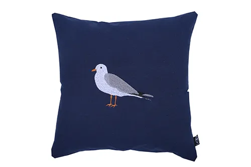 Recycled Cushion Cover Tore, Navy Blue